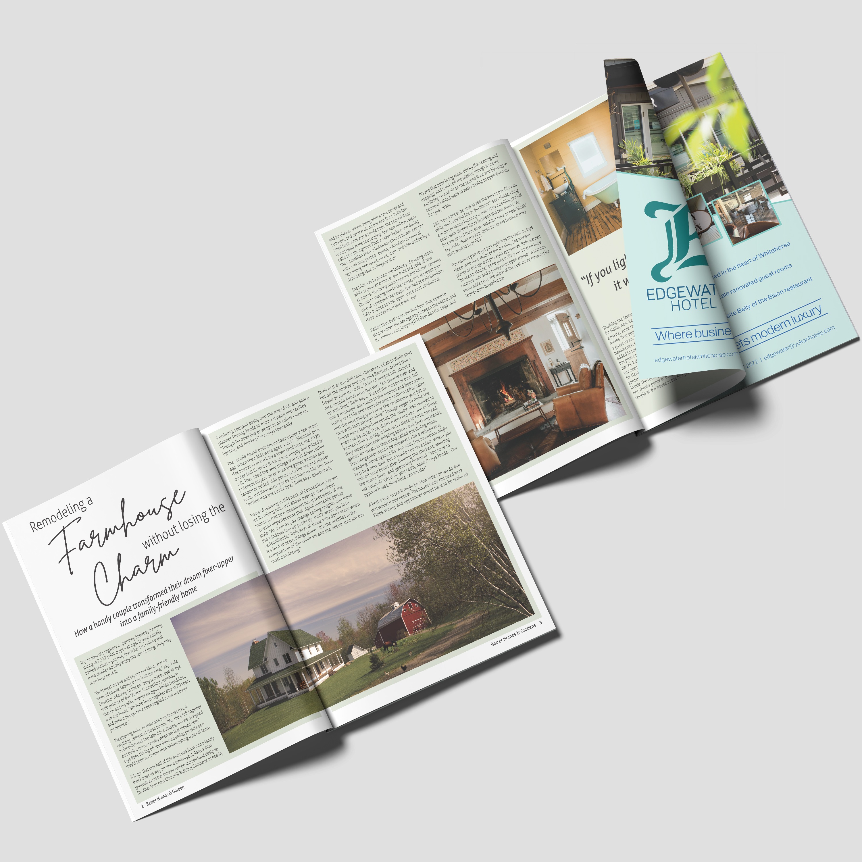 Magazine Spread
